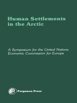 cover image of Human Settlements in the Arctic